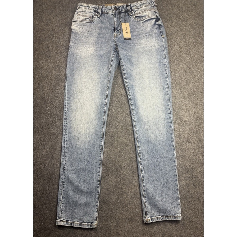 Kenneth Cole Reaction Slim Fit Stretch Jeans Men's 32x32 Light Wash NWT